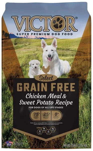 30Lb Victor Grain Free Chicken Meal & Sweet Potato - Health/First Aid